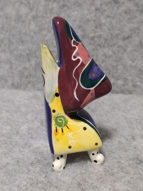 Picasso Nose Stand Eye Glasses Holder By SPIRAL Hand Painted
